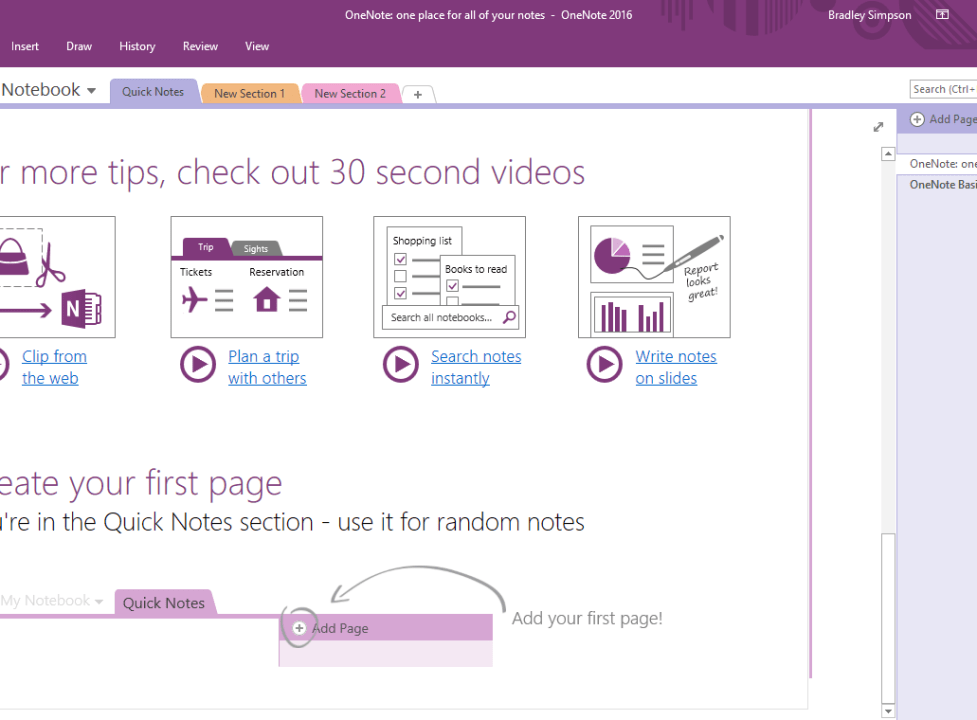 OneNote 2016 is back!